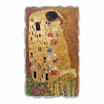 Great Fresco făcut în Italia Gustav Klimt „Sărutul“