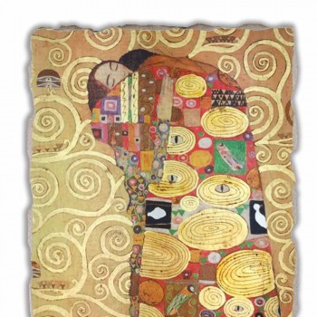 Great Fresco făcut în Italia Gustav Klimt „imbratisare“
