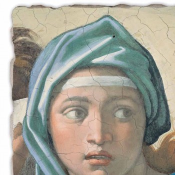 Great Fresco făcut în Italia Michelangelo „delfică sibilă“
