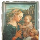 Marele Fresco Filippo Lippi &quot;Madonna și Copilului&quot;, realizate manual Viadurini