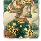 Cea mai mare Fresco Gozzoli Cortegiul Magilor cu regele Melchior &quot; Viadurini