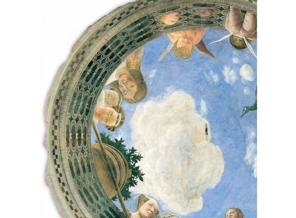 mare Mantegna Fresco „Oculus cu heruvimi și Dame Cu vedere“