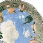 mare Mantegna Fresco „Oculus cu heruvimi și Dame Cu vedere“ Viadurini