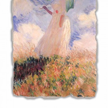 Marele Fresco Monet „Femeie cu Parasol spre stânga“