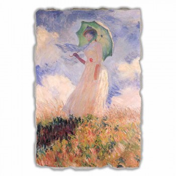 Marele Fresco Monet „Femeie cu Parasol spre stânga“