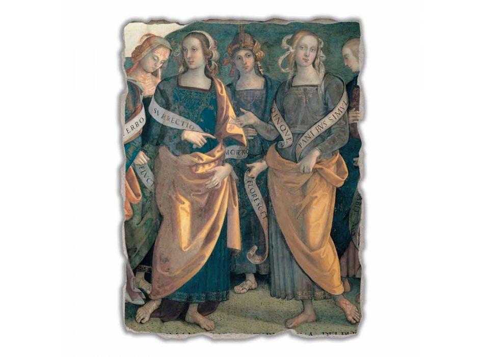 Marele Fresco Perugino &quot;Lord of the Angels, Profeții și Sibilelor&quot;