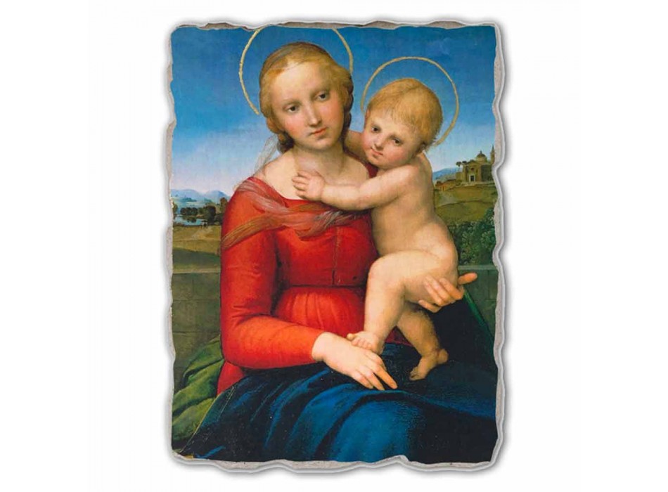 Fresco mare Raffaello Sanzio &quot;Small Cowper Madonna&quot;, în 1505 Viadurini