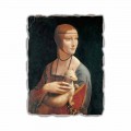 Fresco Leonardo da Vinci &quot;Doamna cu un Ermine&quot;