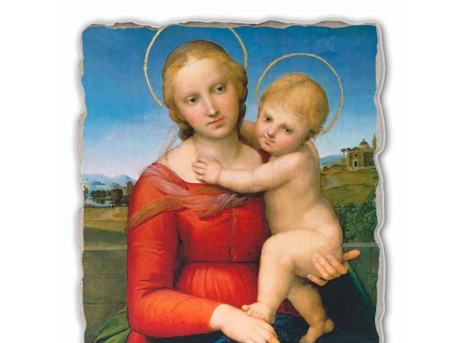 Fresco Raffaello Sanzio &quot;Small Cowper Madonna&quot;, în 1505 Viadurini