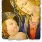 Fresco juca Botticelli „Madonna a cărții“ Viadurini