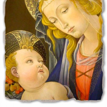 Fresco juca Botticelli „Madonna a cărții“