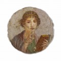 Fresco reproducerea făcută în Italia Roman „The Poet“