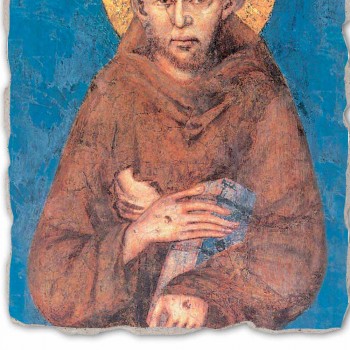 Fresco joc mare Cimabue &quot;San Francesco&quot; XIII-lea
