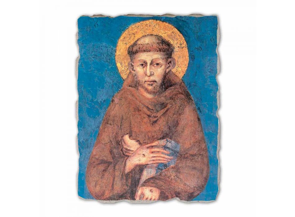 Fresco joc mare Cimabue &quot;San Francesco&quot; XIII-lea Viadurini