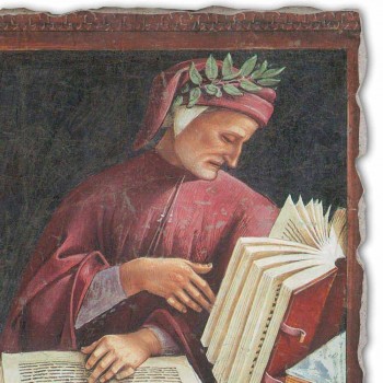 Fresco reproducere Luca Signorelli &quot;Dante Alighieri&quot; 1499-1502