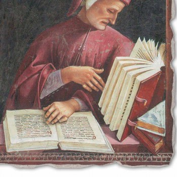 Fresco reproducere Luca Signorelli &quot;Dante Alighieri&quot; 1499-1502