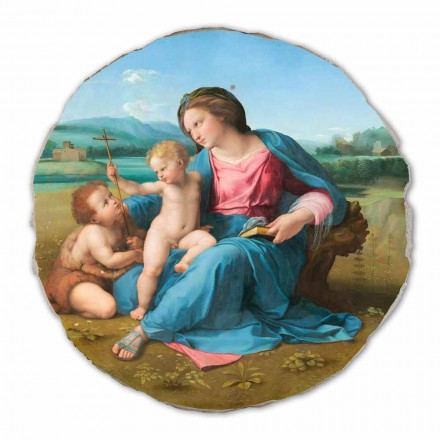 Reproducerea Fresco Raffaello Sanzio &quot;Alba Madonna&quot;, 1510 Viadurini
