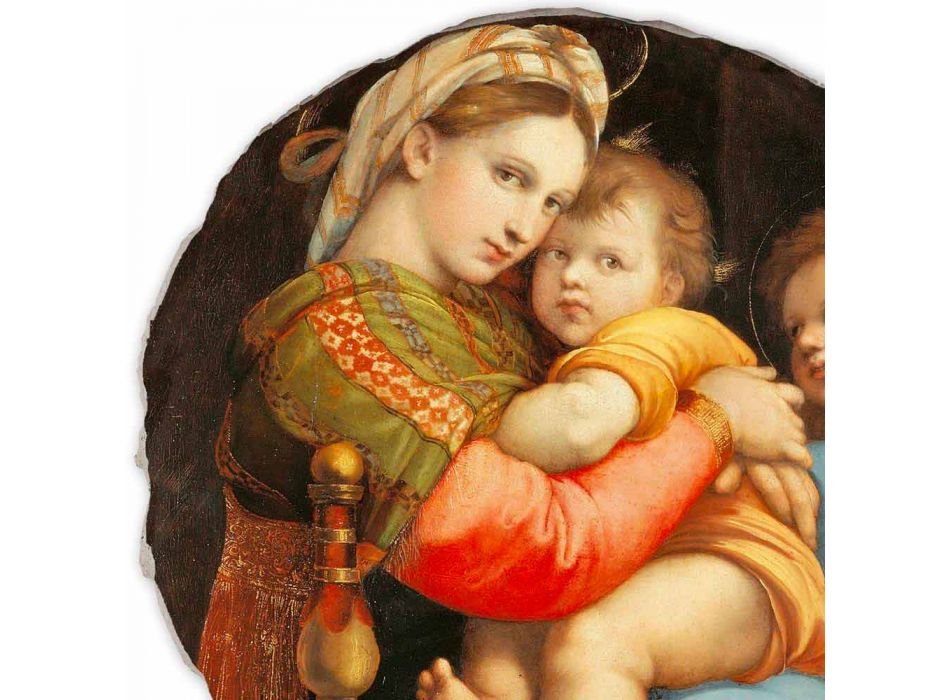 Fresco reproducere Raffaello Sanzio „Madonna a președintelui“