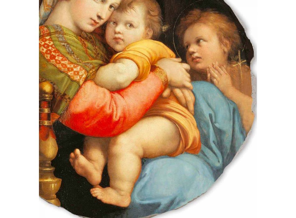 Fresco reproducere Raffaello Sanzio „Madonna a președintelui“
