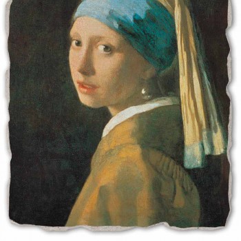 Fresco juca Vermeer „Fata cu turban“ 1665