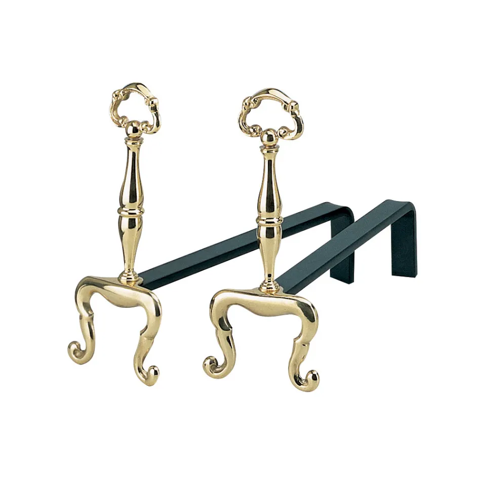 Semineu de calcat Inaltime 32 cm din alama Made in Italy - Panda Viadurini