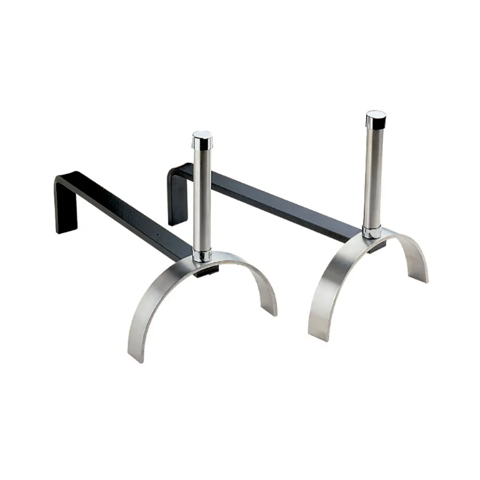 Fiare de călcat pentru șemineu în diferite finisaje Înălțime 25 cm Made in Italy - Rhinoceros Viadurini