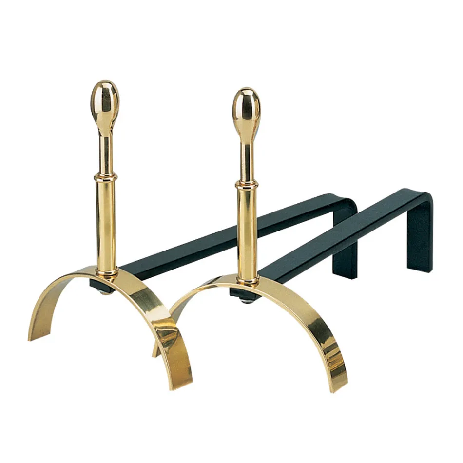 Semineu din alama Inaltime 30 cm Fabricat in Italia - Wolf Viadurini