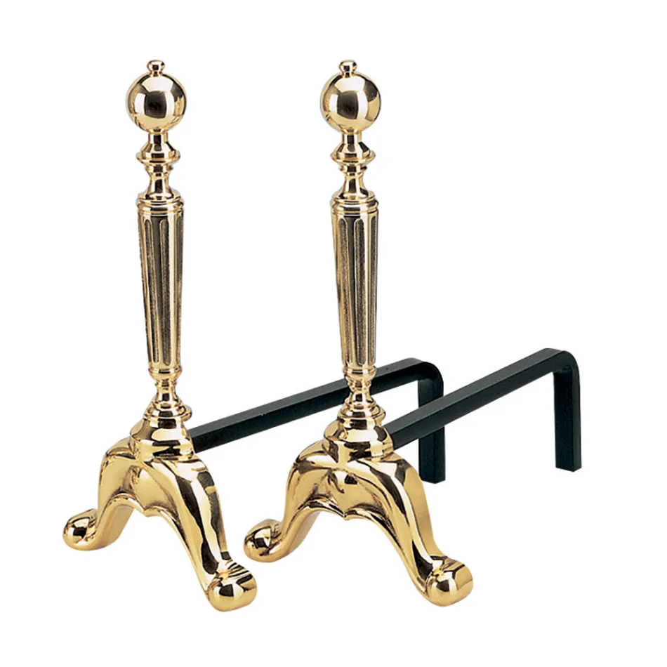 Semineu din alama Inaltime 39 cm Fabricat in Italia - Fox Viadurini