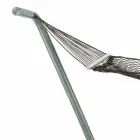 Hamac din oțel și design de grădină neagră Made in Italy - Cumberland Viadurini