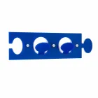 Cuier de perete colorat în design dublu din plexiglas 3 bucăți - Fratack Viadurini