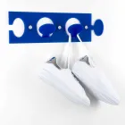 Cuier de perete colorat în design dublu din plexiglas 3 bucăți - Fratack Viadurini