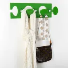 Cuier de perete colorat în design dublu din plexiglas 3 bucăți - Fratack Viadurini