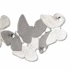 Wall hanger cu design fluturi 5pomelli făcute în Italia Brice Viadurini