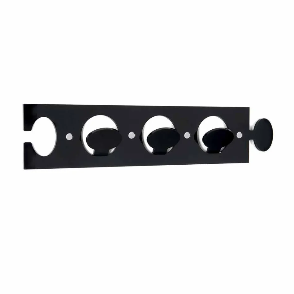 Cuier de perete design în plexiglas triplu colorat 2 bucăți - Fratack Viadurini