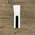 Suport de perete Corian cu inserție albă sau neagră, 3 bucăți - Appiccio Viadurini