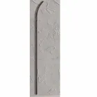 Cuier din metal pentru perete cu 2 cârlige și lumină LED Made in Italy - Osmio Viadurini