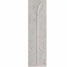 Cuier din metal pentru perete cu 2 cârlige și lumină LED Made in Italy - Osmio Viadurini