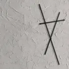 Suport de acoperire de perete din metal vopsit cu 5 picioruse Made in Italy - Olmium Viadurini