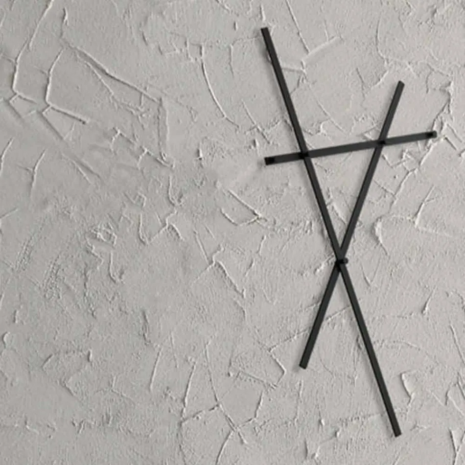 Suport de acoperire de perete din metal vopsit cu 5 picioruse Made in Italy - Olmium Viadurini