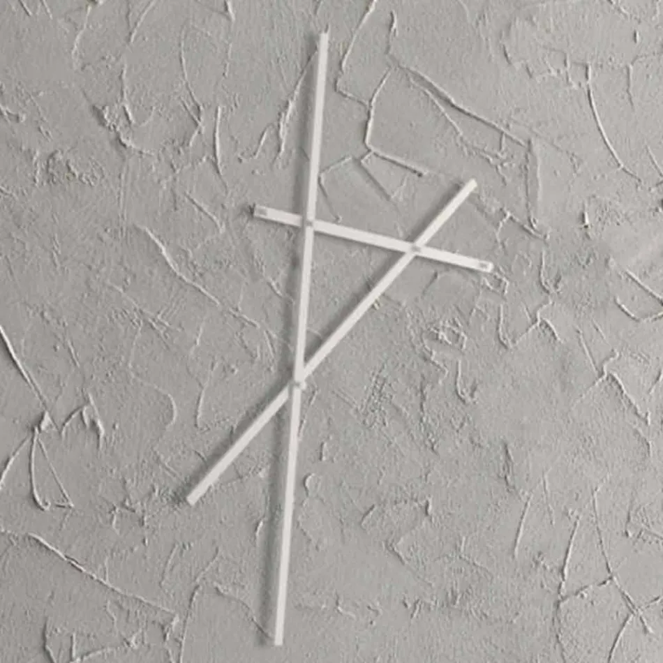 Suport de acoperire de perete din metal vopsit cu 5 picioruse Made in Italy - Olmium Viadurini