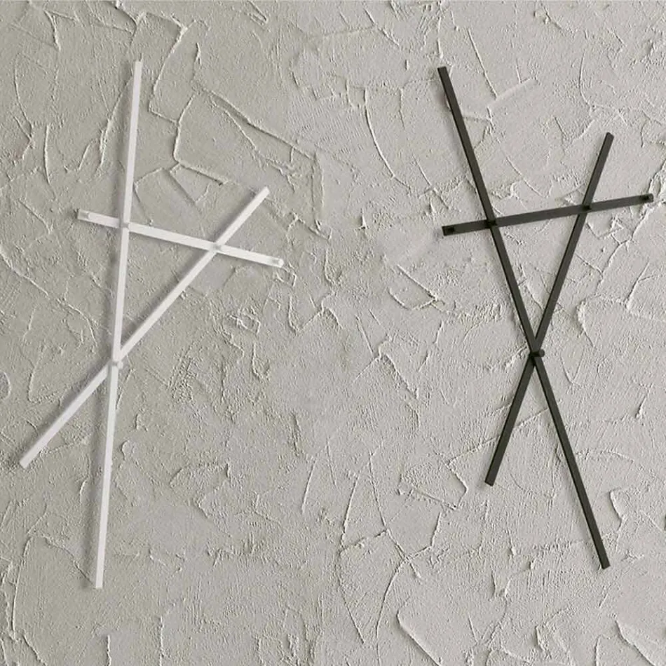 Suport de acoperire de perete din metal vopsit cu 5 picioruse Made in Italy - Olmium Viadurini