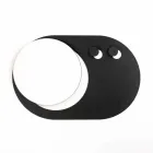 Suport modern de perete din oțel cu oglindă Made in Italy - Pilippo Viadurini