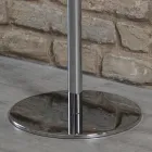 Raft de podea cu 5 brate din otel si acrilic transparent - Gloriano Viadurini