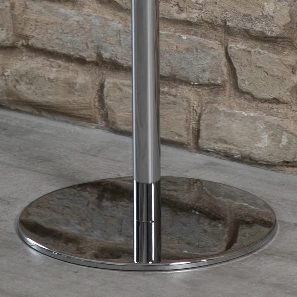 Raft de podea cu 5 brate din otel si acrilic transparent - Gloriano Viadurini