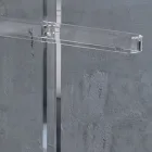 Raft pentru haine de podea din cristal acrilic transparent Essential - Ginergo Viadurini