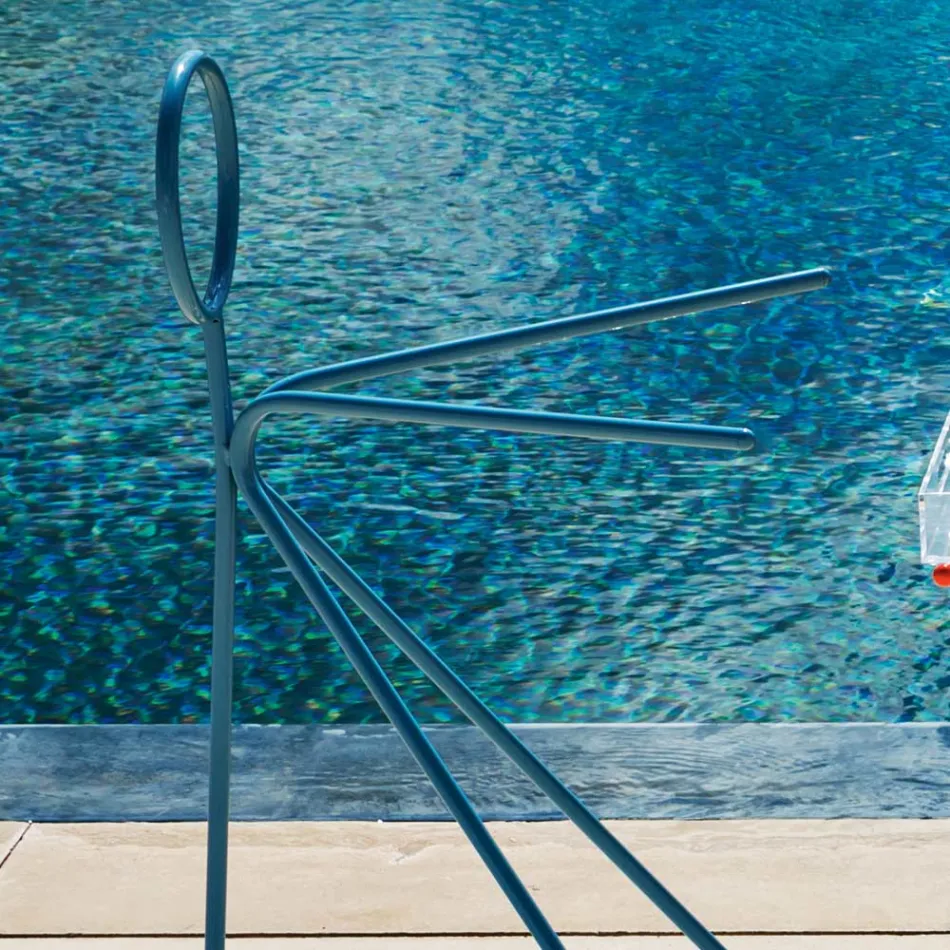 Suport de haine din oțel 3 bucăți fabricat în Italia - Steward by Myyour Viadurini