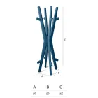 Suport de haină din polietilenă colorată Fabricat în Italia - Betty Viadurini