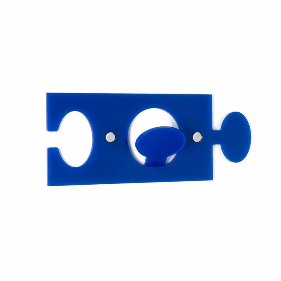 Suporturi de perete în plexiglas colorat design unic 4 piese - Fratack Viadurini