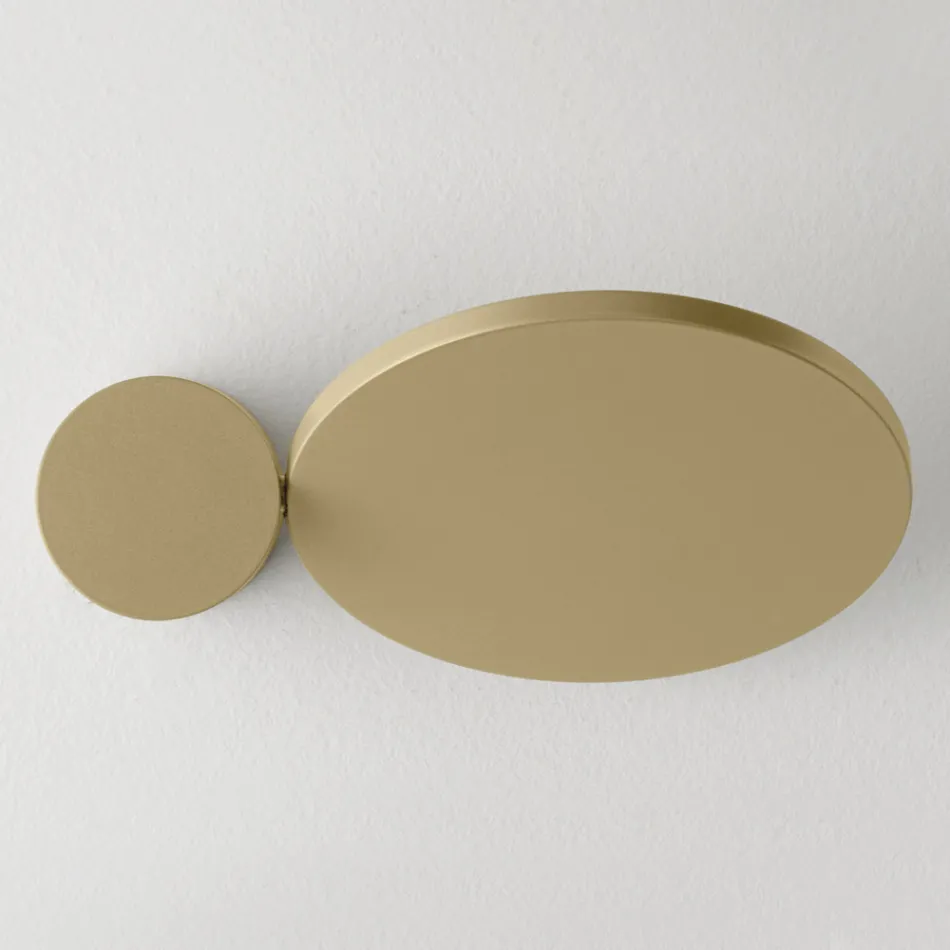 Aplica metalică rotativă la 345°, fabricată în Italia - Lumi Viadurini