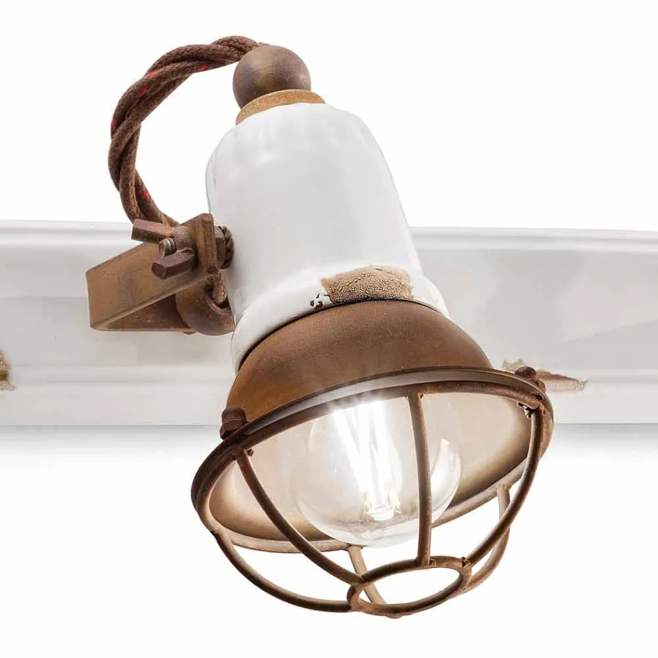 Aplice două spoturi luminoase meserii Amelia Ferroluce Viadurini